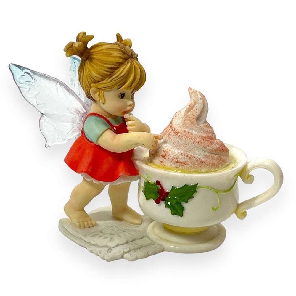 Enesco My Little Kitchen Fairies 2004 Eggnog Fairie 117859 Santiago Collectible
